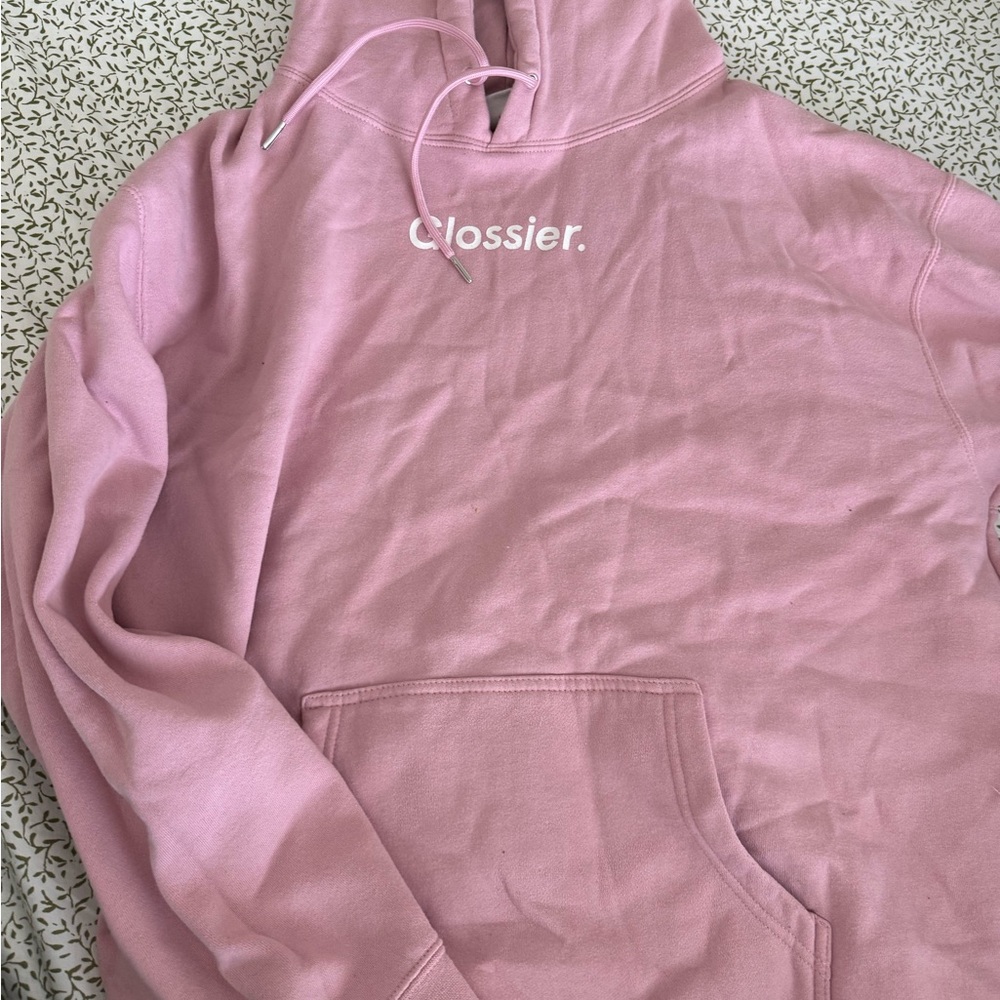 Glossier Soft Pink Sweatshirt